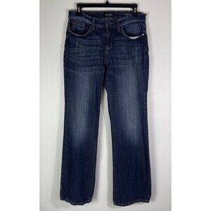 Judy Blue Jeans Women 11/30 Blue Slim Fit Bootcut JB8235dk Stretch Denim Dark